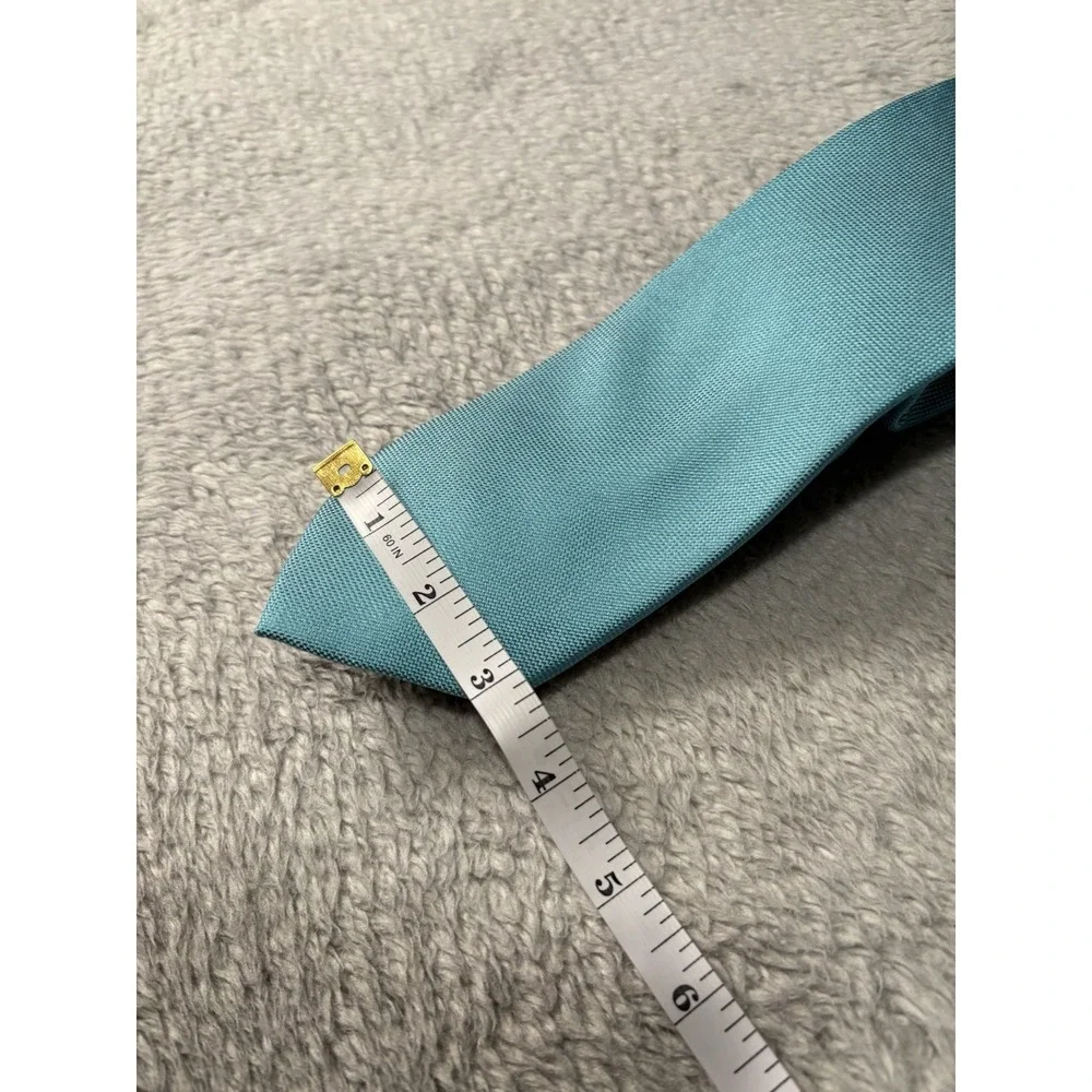 New Egara‎ Men's Blue Neck Tie 100% Silk 3